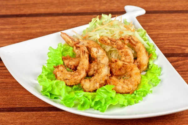 Fried shrimps — Stock Photo, Image