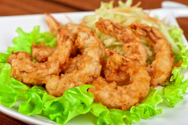 Fried shrimps — Stock Photo, Image