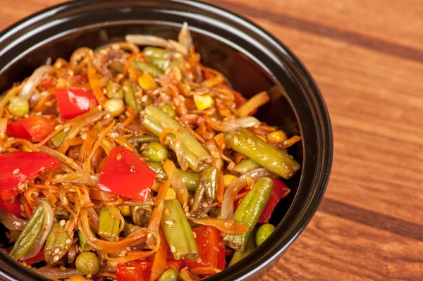 Ensalada de verduras calientes — Foto de Stock