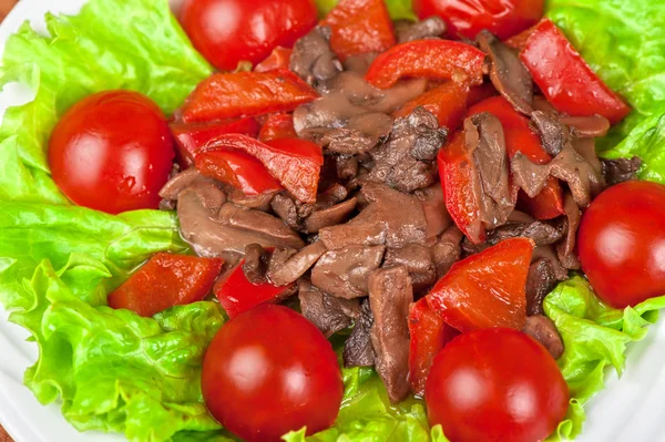 Carne arrosto e funghi — Foto Stock