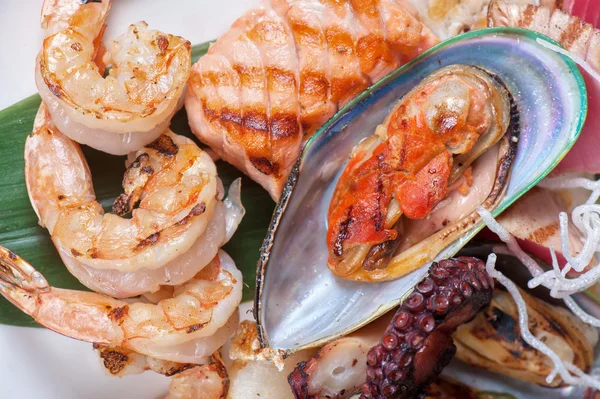 Seafood mix — Stockfoto