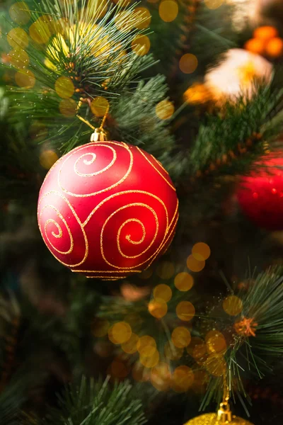 Рождественская елка крупным планом — стоковое фото