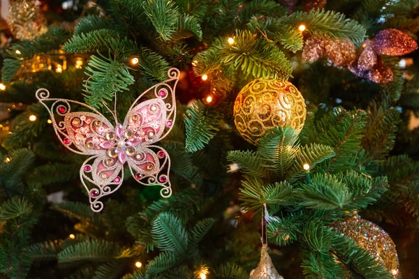 Christmas tree closeup — Stock Photo, Image