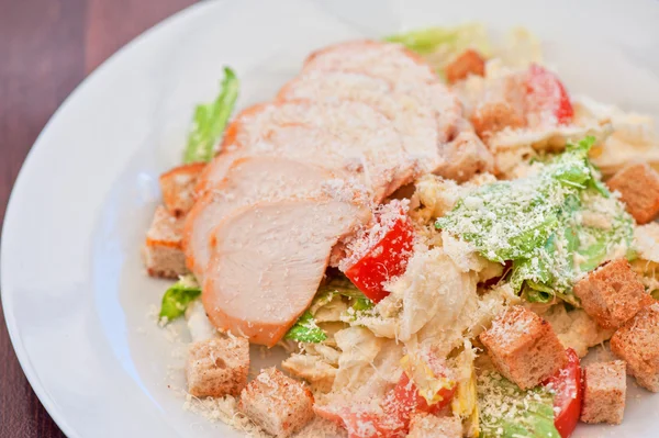 Chicken ceasar salad — Stock Photo, Image