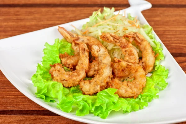 Fried shrimps — Stock Photo, Image