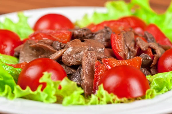 Roasted beef and mushrooms — Stock Photo, Image