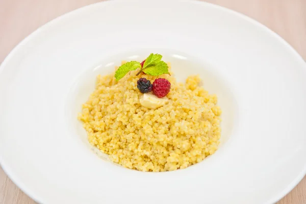 Millet porridge — Stock Photo, Image