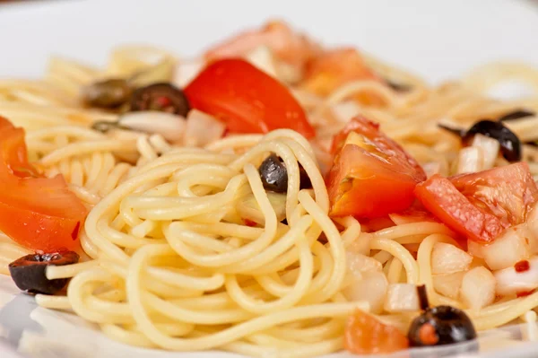 Pasta with vegetable — Stock Photo, Image