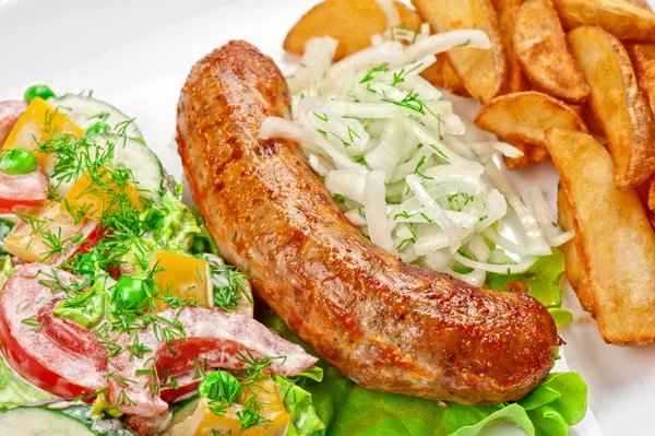 Pieczona kiełbasa — Zdjęcie stockowe