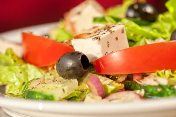 Greek salad — Stock Photo, Image