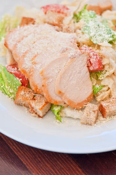 Chicken ceasar salad — Stock Photo, Image