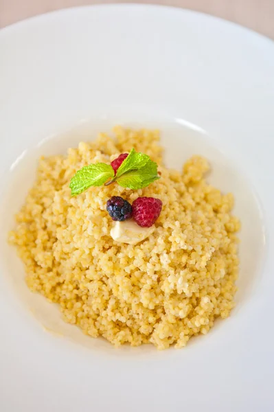 Millet porridge — Stock Photo, Image