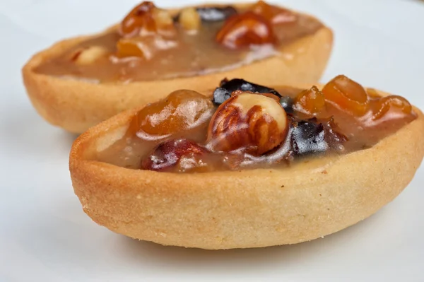 French basket sweet cakes — Stock Photo, Image