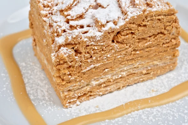 Cake Napoleon — Stock Photo, Image