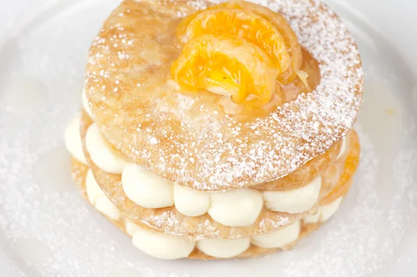 Millefeuille mit Mandarine — Stockfoto