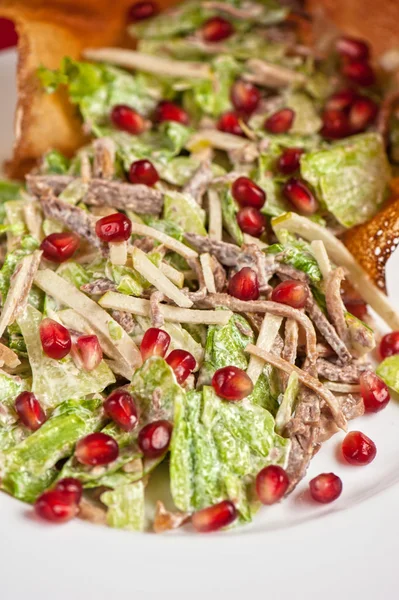 Et ve nar salatası — Stok fotoğraf