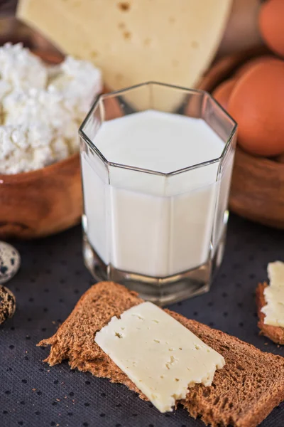 Mjölkprodukter — Stockfoto