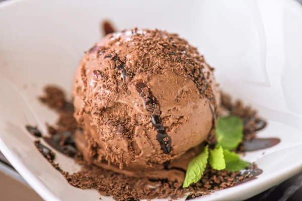 Gelato al cioccolato — Foto Stock