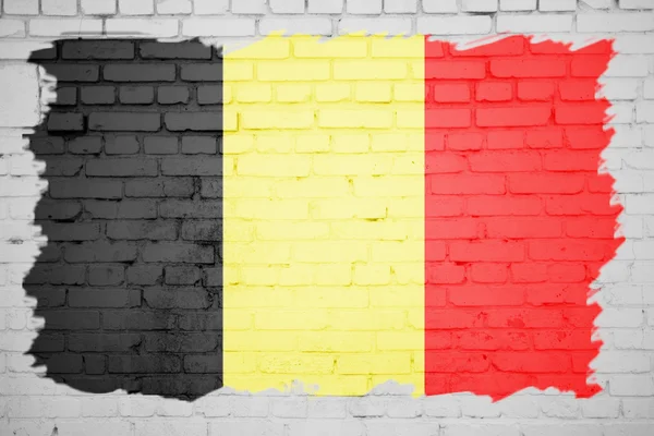 Belgische Flagge — Stockfoto