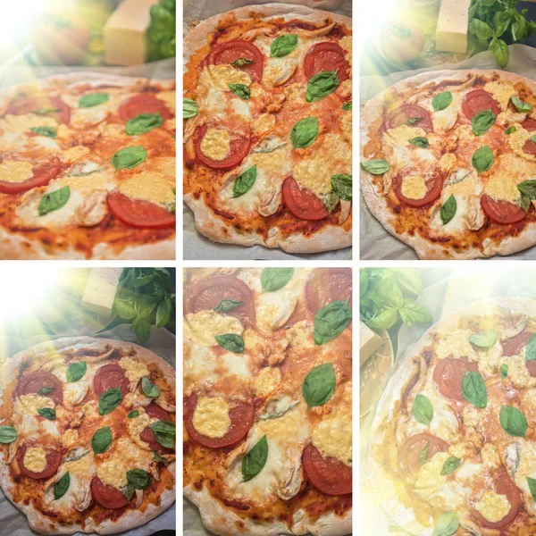 Pizza Margarita — Stockfoto