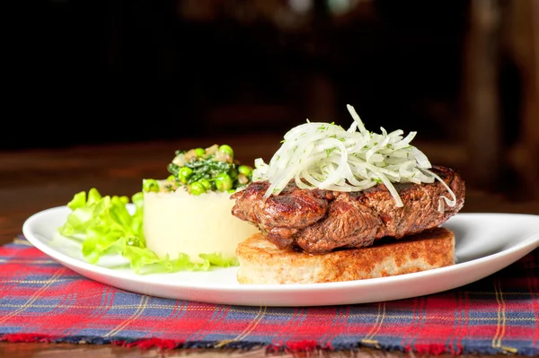 맛 있는 스테이크 고기 — 스톡 사진