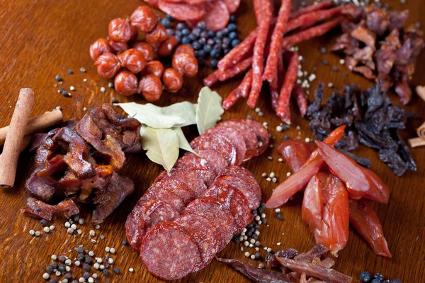 Carne e salumi — Foto Stock