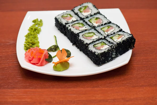 Tobico Sushi-Rollen — Stockfoto