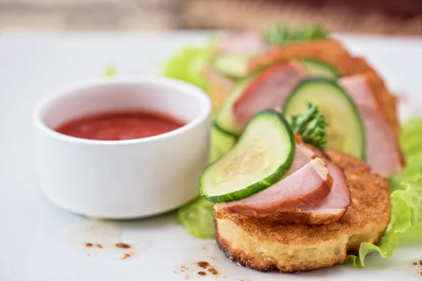 Frittelle di formaggio — Foto Stock