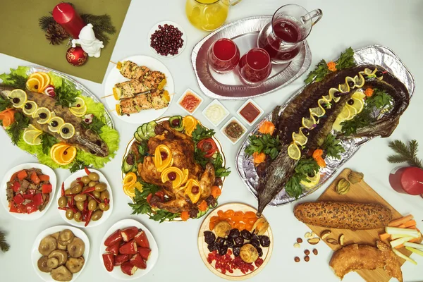 Comida festiva tradicional — Fotografia de Stock