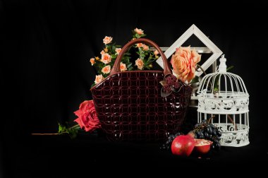 Şık çanta kompozisyon