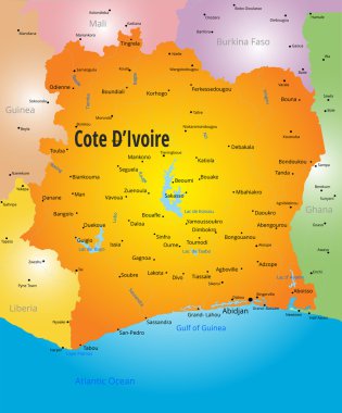 Cote d Maffe harita