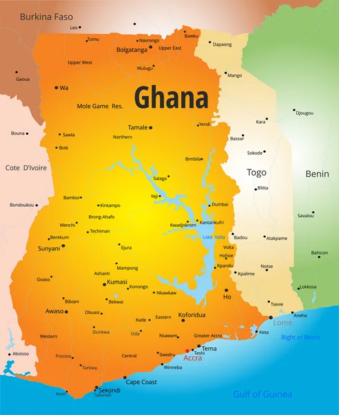 Ghana — Stockvector