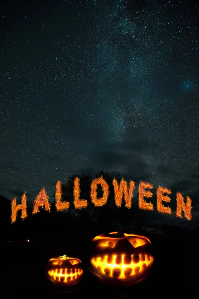 Zucca di Halloween — Foto Stock