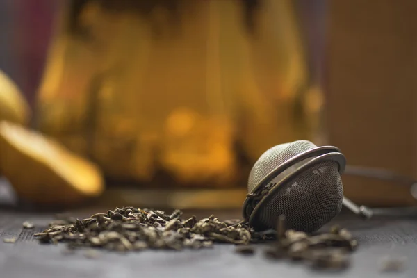 Composición de té bayas —  Fotos de Stock