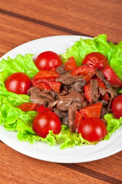 Carne asada y champiñones —  Fotos de Stock