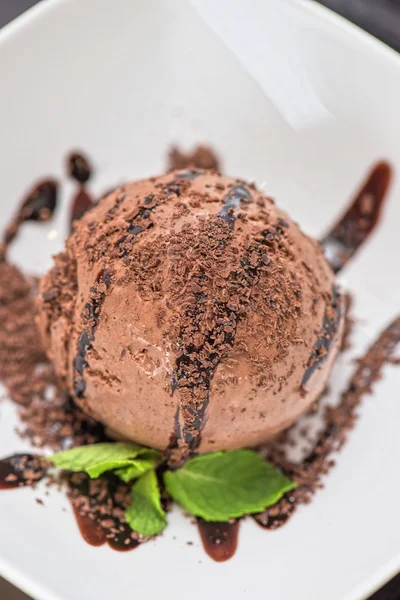 Gelato al cioccolato — Foto Stock