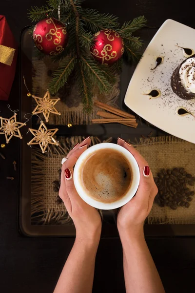 Caffè di anno nuovo — Foto Stock