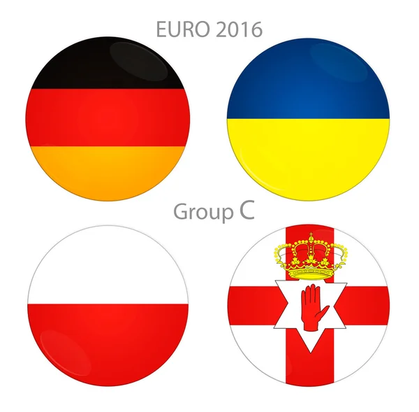 Euro cup group C — Stock Photo, Image