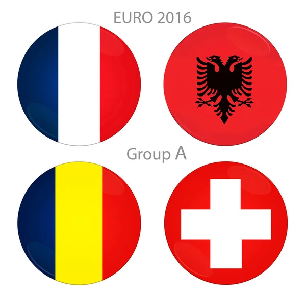 Euro cup group A — Stock Photo, Image