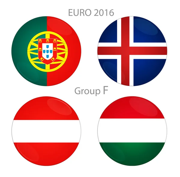 Euro cup group F — Stock Photo, Image