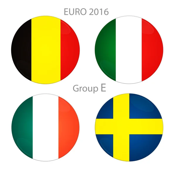 Euro cup group E — Stock Photo, Image