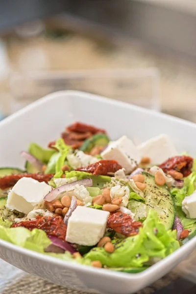 Salada saborosa closeup — Fotografia de Stock