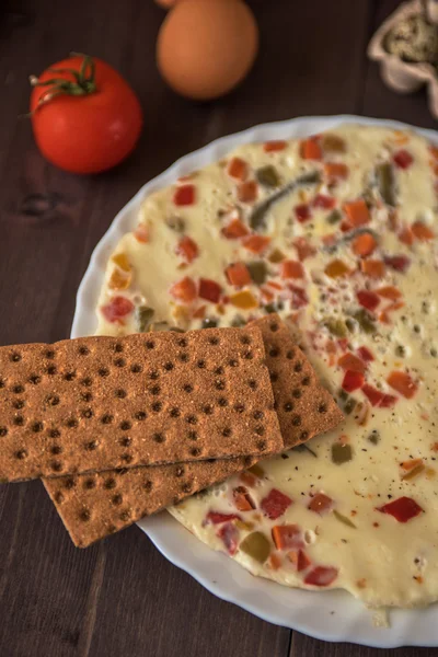 Tortilla al horno alimentos —  Fotos de Stock