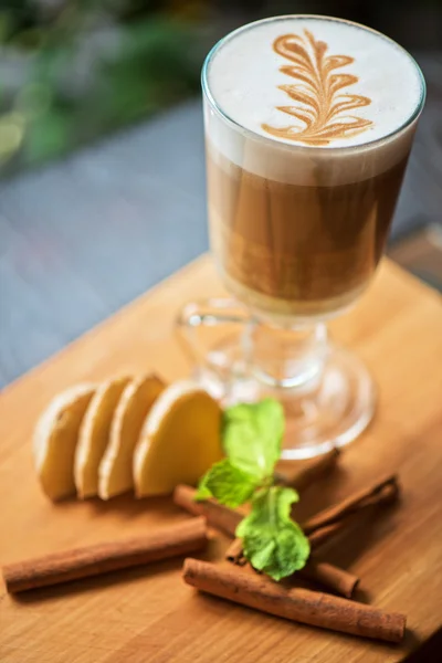 Coffee with ginger — Stock Photo, Image