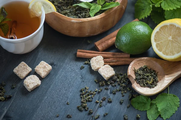 Berries  tea composition — Stock Photo, Image