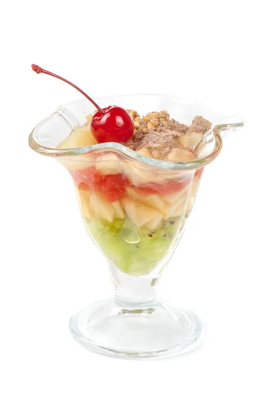 Fruit dessert isolated — Stock Photo, Image