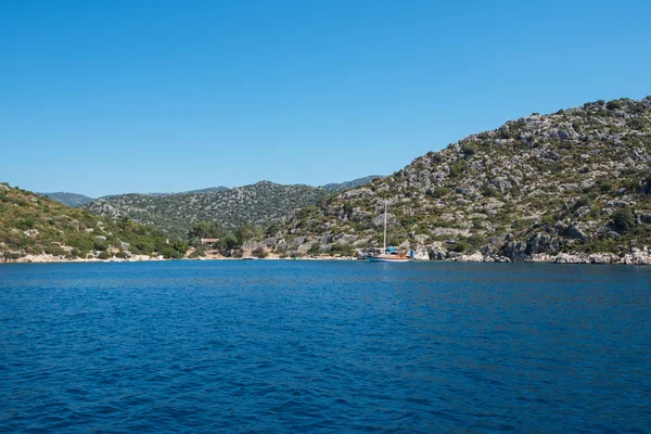 Antigua ciudad en el Kekova — Foto de Stock