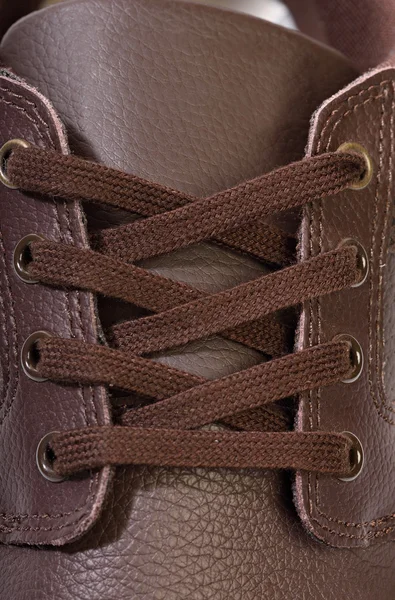 Close up of кружевные туфли — стоковое фото