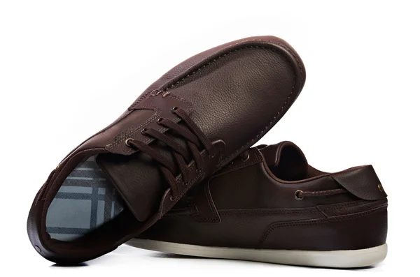 Braune Paar Schuhe — Stockfoto