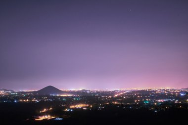 Managua Şehir satırında gece